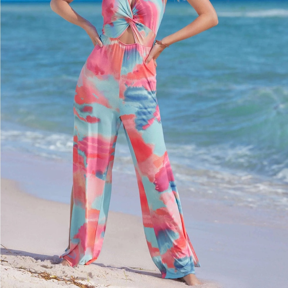 New only tried on Venus Tie-Dye Jumpsuit